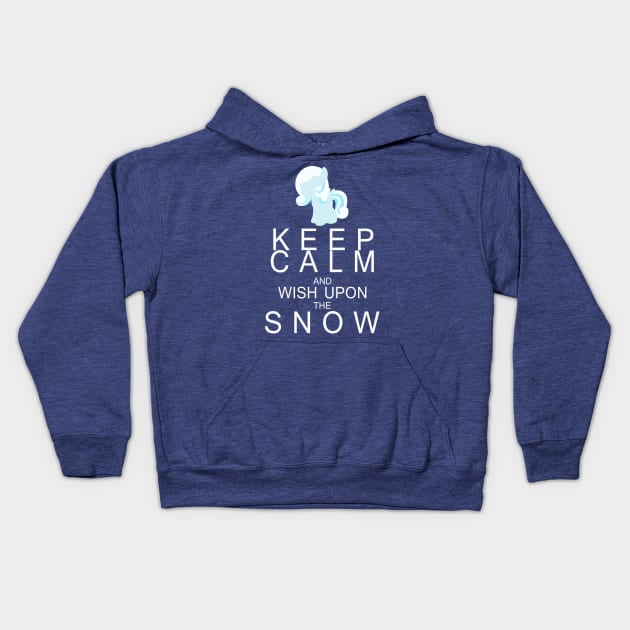 My Little Pony - Keep Calm and - Snowdrop Kids Hoodie by SSXVegeta